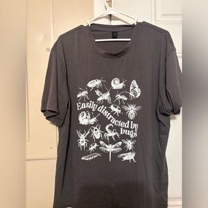 ROMWE Charcoal T-Shirt